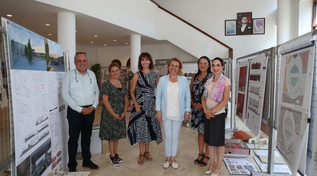 İEÜ öğrencilerinin tasarımları Urla’da sergileniyor