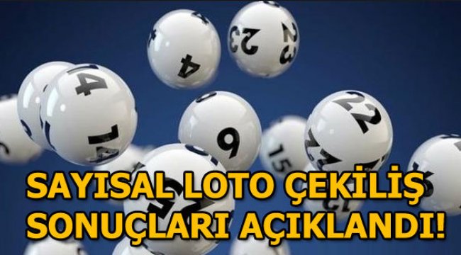 Sayısal Loto çekiliş sonuçları! Büyük ikramiye sahibini buldu! MPİ sayısal loto
