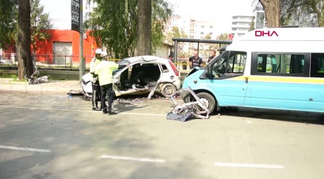 Ağaçlı yoldaki kazada 1 Kişi Öldü, 11 Kişi Yaralandı