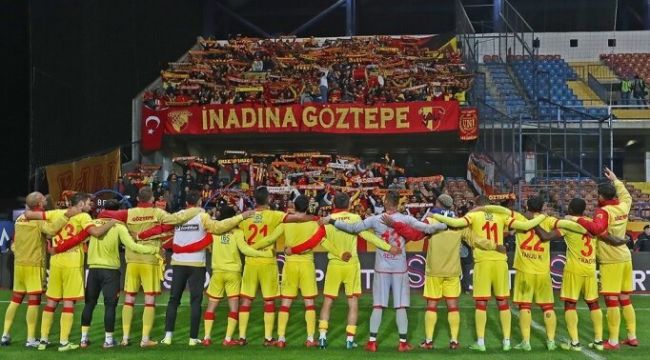 Göztepe taraftarının kombine isyanı