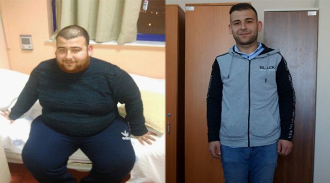 En büyük hayali için 110 kilo verdi