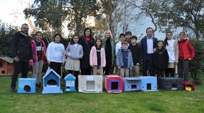 Karabağlar'da örnek ''Kedi kulübesi'' projesi