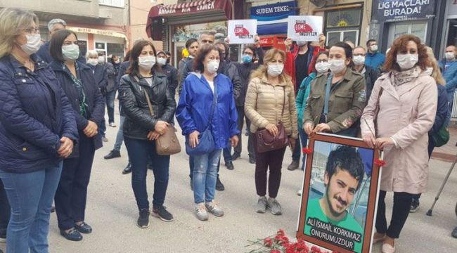 Ali İsmail Kormaz saldırıya uğradığı sokakta anıldı