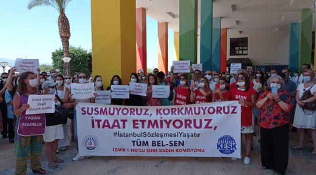 KES'ten Pınar Gültekin eylemi: "İstanbul sözleşmesi yaşatır"