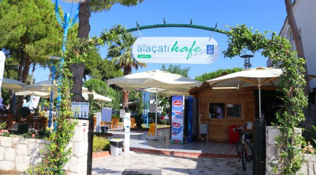 Çeşme'de Alaçatı Kafe Çamlık Yol’da hizmete girdi