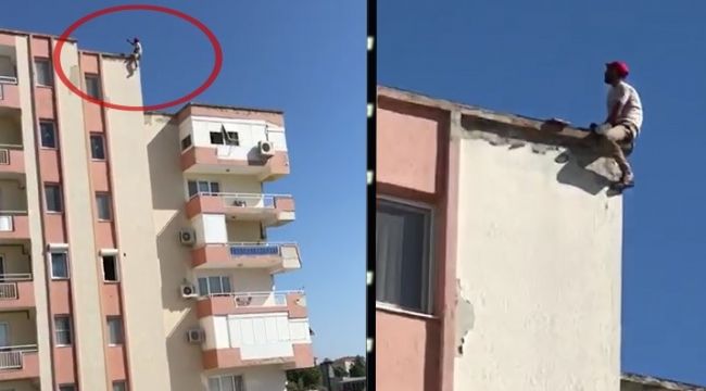 İzmir Menemen'de intihar girişimi!