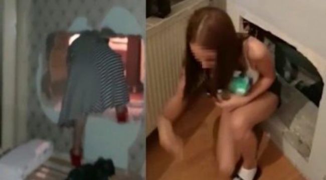 Fuhuş otelinde gizli bölme! Böyle gizlenilmiş