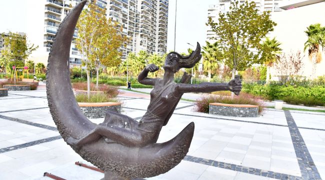 Heykel Çalıştayı’nda üretilen eserler artık Halk Park’ı süslüyor