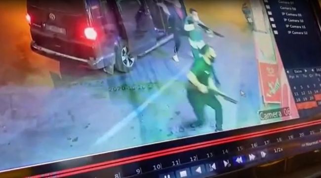 İzmir'de dehşet veren olay: 7 kişi pompalı silahla tekel bayisini bastı
