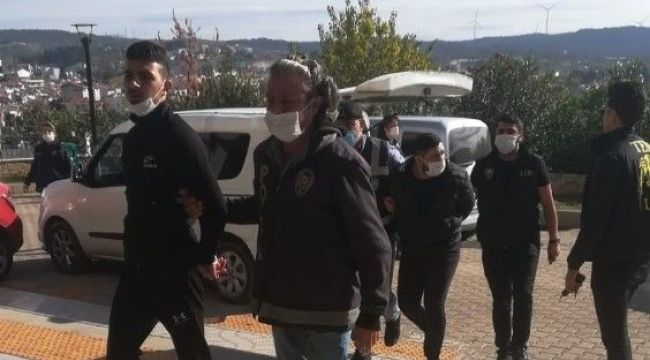 İzmir Urla'da polisinden uyuşturucu tacirleri ve gaspçılara suçüstü