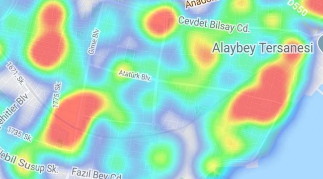 İşte İzmir'in koronavirüs risk haritası: Mavi rengin sahibi o ilçe oldu!