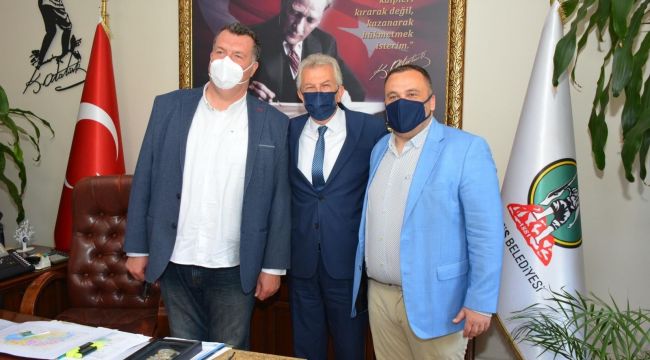 Kuzey Makedonyalı Başkanlar, Ödemiş’e konuk oldu 