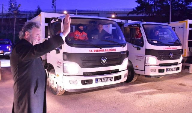 Bornova’da 7/24 temizlik