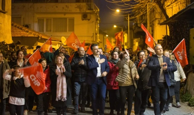 Başkan Kırgöz’ün ev ziyareti mitinge dönüştü