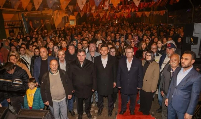 Cumhur İttifakı Bergama ve Kınık’ta DAĞ gibi omuz omuza