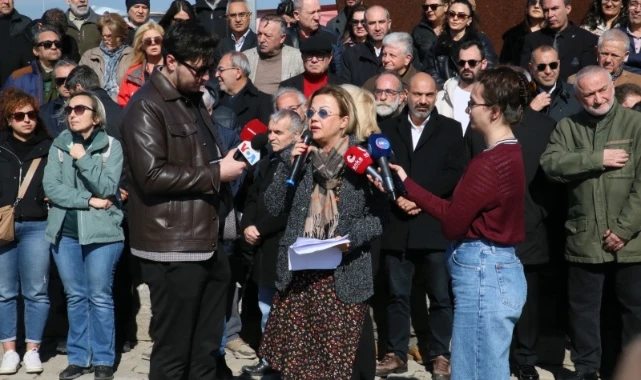 İzmirli Gazeteciler'den 'Süleyman Gençel' eylemi 