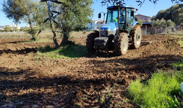 İzmir Büyükşehir çiftçi için arazilerini üretime kazandırdı