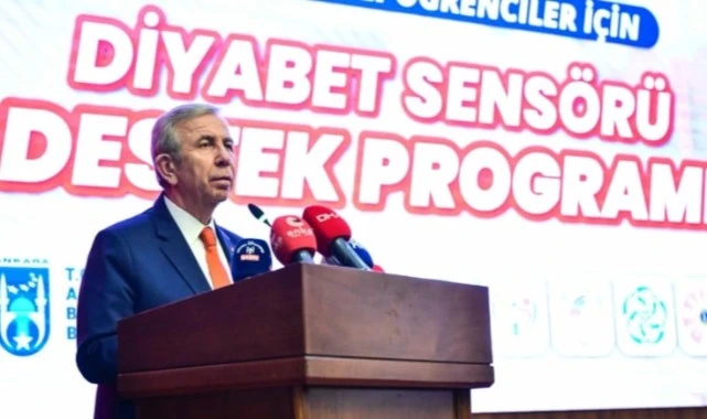 Mansur Yavaş: Diyabetli öğrencilerimize de destek olacağız