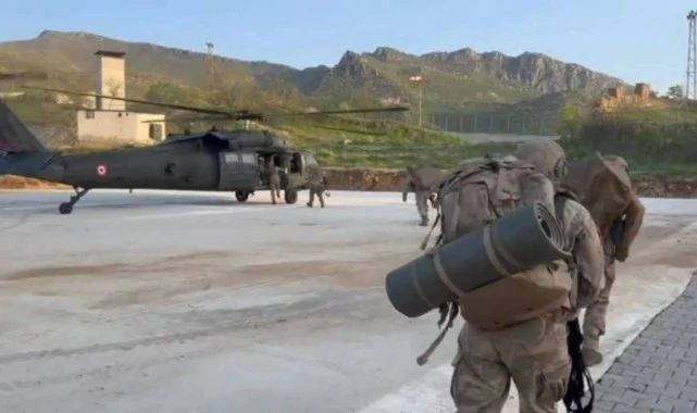 8 ilde Bozdoğan-28 operasyonu: Çok sayıda mağara ve sığınak imha edildi