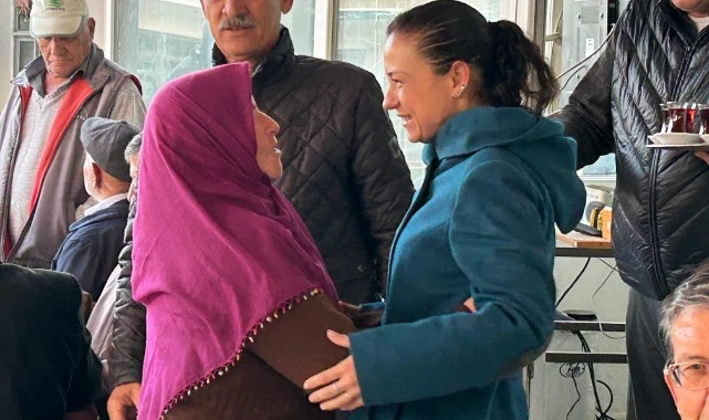 Başkan Filiz Ceritoğlu Sengel hafta sonu ziyaretlerini köylerde tamamladı