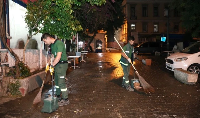 Basmane’de temizlik ve bakım seferberliği