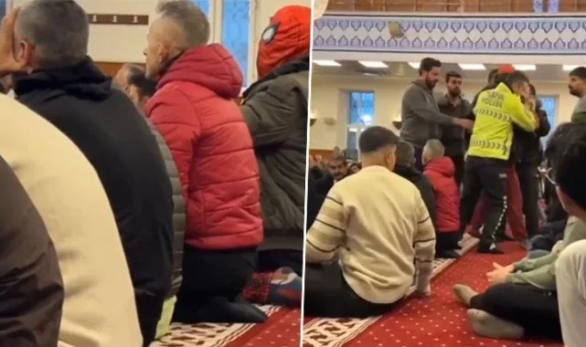 Hatay'da 'Örümcek Adam' kostümüyle bayram namazı kılan kişiye polis müdahalesi