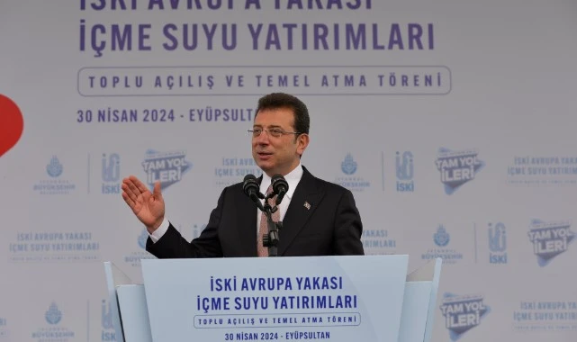 İmamoğlu: Milletimiz Kanal İstanbul denen beton projesine 'bay bay' dedi