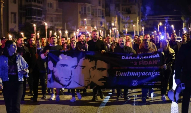 Buca ‘üç fidan’ı unutmadı