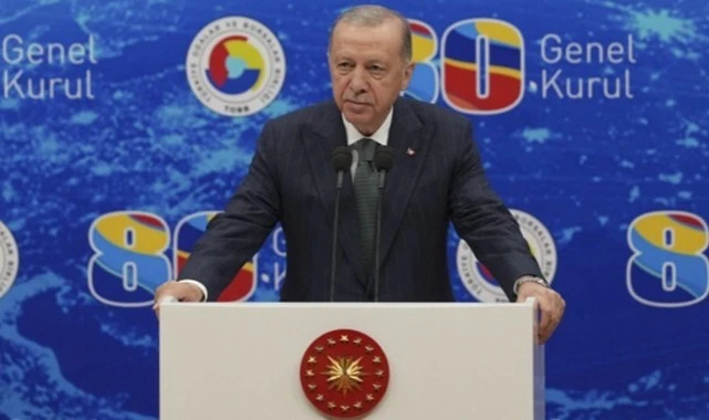 Erdoğan'dan patronlara 'ortak'lık mesajları: Yine 'gemi'den seslendi