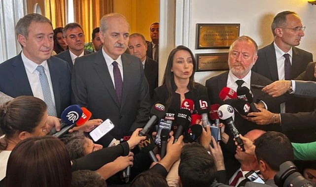  TBMM Başkanı Kurtulmuş, DEM Parti'yi ziyaret etti
