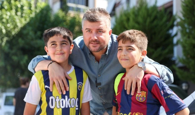 Başkan Görkem Duman, futbol kurslarını ziyaret etti
