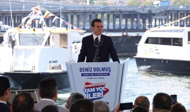 İBB 'Deniz Dolmuş' projesini hayata geçirdi! 