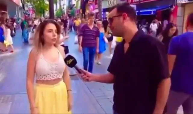 AKP’nin Türkiye Yüzyılı:  İzmir'de sokak röportajında instagram yasağını eleştiren kadın gözaltına alındı