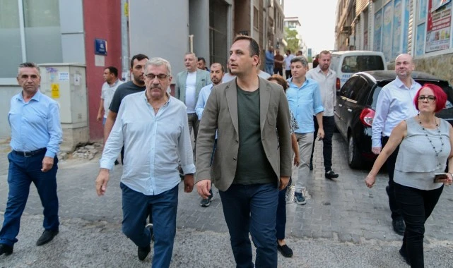 Başkan Eşki güneşi Erzene Mahallesi'nde karşıladı