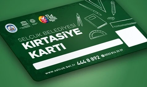 Efes Selçuk Belediyesi Kırtasiye Kartı ile Öğrencilerin Yanında