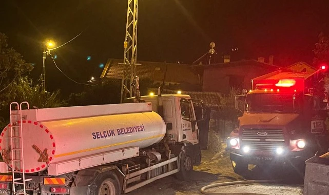 Efes Selçuk Belediyesi’nden yangın bölgesine destek
