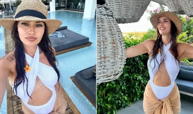 Fahriye Evcen sosyal medyayı salladı
