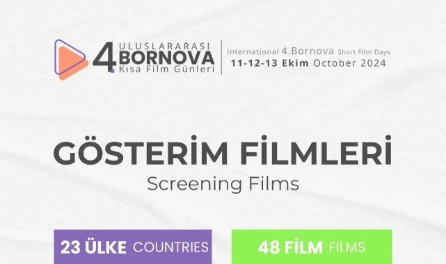 4. Uluslararası Bornova Kısa Film Günleri’nde  geri sayım başladı