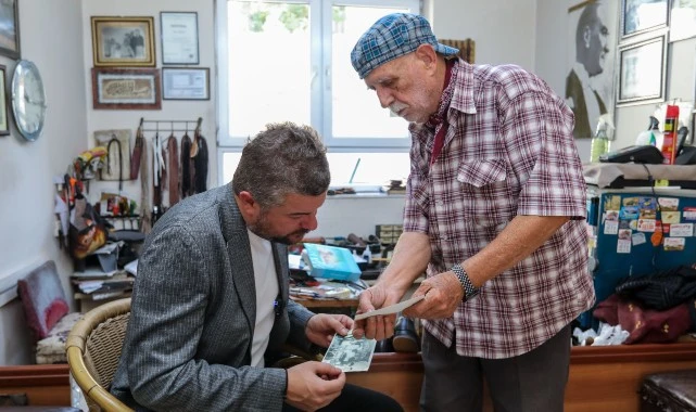 Belediye Başkanı Görkem Duman'dan, Buca'nın en eski kunduracısına ziyaret
