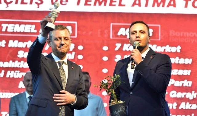 CHP Genel Başkanı Özgür Özel Bornova’da