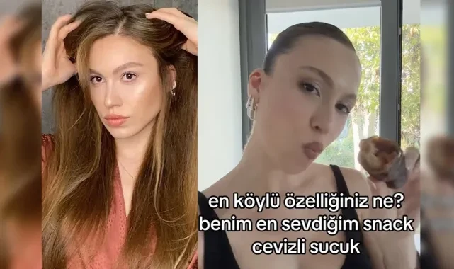 Fenomen Duygu Özaslan'ın 'en köylü özelliğiniz' sözleri tartışma yarattı: 'Cevizli sucuk'