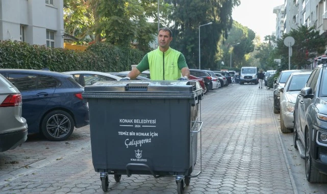 Daha temiz bir Konak için konteyner harekatı