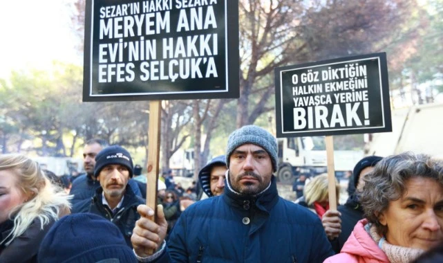 Efes Selçuk’ta Emekçilerin Nöbeti Sürüyor: Ekmeğimizden, Aşımızdan Asla Vazgeçmeyeceğiz!