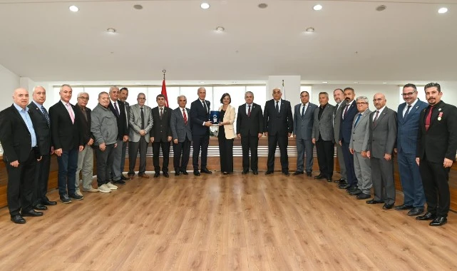 TEMAD tam kadro Başkan Helil Kınay’ı ziyaret etti