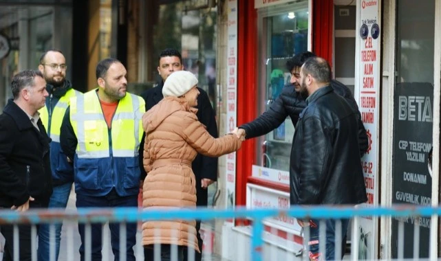 Efes Selçuk’ta çarşı içi çalışmalar hız kesmeden devam ediyor