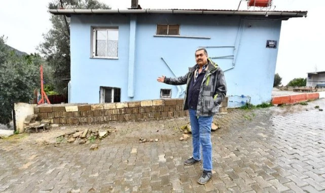 Büyükşehir’den Özdere’deki sel mağdurlarına yardım eli