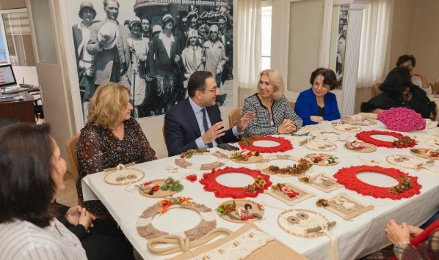 Balçova’da el sanatları kurslarına yoğun ilgi