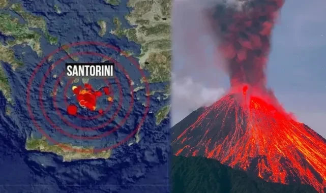 Ege'de Tehlike Büyüyor! Santorini Yerinden Çıktı, Volkan Patlayabilir