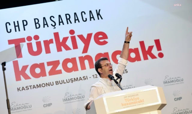 Kastamonu'da salon verilmeyen İmamoğlu pazarda konuştu: 'Pazarı kurduk, oyunu da bozacağız'