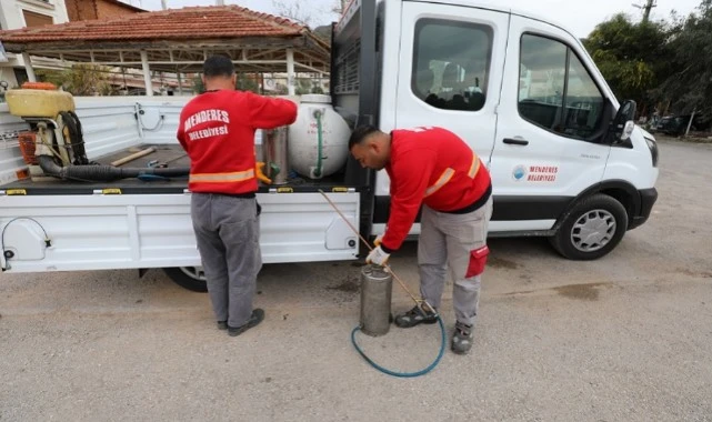 Menderes’te Haşere ile Mücadele Başladı